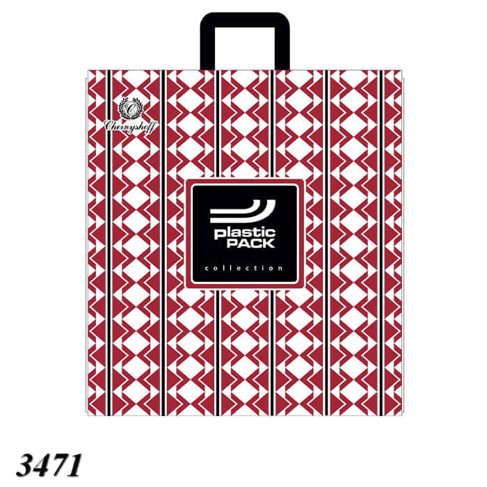 Пакет ПластикПак Узор червоний 40х42 см Пакет ПластикПак Узор червоний 40х42 см