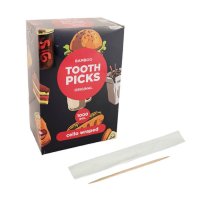 Зубочистки в індивідуальній упаковці 1000 шт (2142)