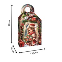 Новорічна коробка Дівчатка 700 гр (2422)