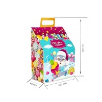 Новорічна коробка Ранець Зайчик 650 гр (8456)