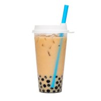 Стакан Bubble Tea з кришкою матовий 500 мл (4764)