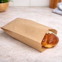 Пакет саше паперовий бурий 14×28×2,5 см 100 шт (0142)