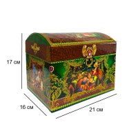 Новорічна коробка Скриня 1000 гр (3611)