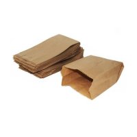 Пакет саше паперовий бурий 10х19х5,5 см 100 шт (3482)