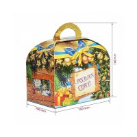 Новорічна коробка Скринька з прапором 500 гр (8459)