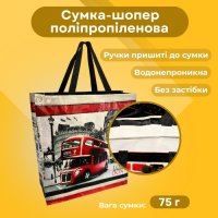 Сумка-шопер Альфа Лондон 40х40х15 см (4263)