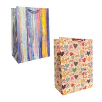 Пакет паперовий подарунковий 35х25х15 см (6238)