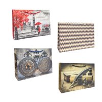 Пакет подарунковий паперовий 37х25х10 см (8955)