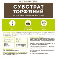 Торфяний субстрат для розсади GREEN-LAND 20 л (3973)