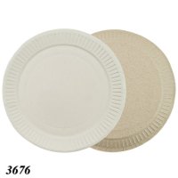 Тарілка паперова 225 мм  (3676)
