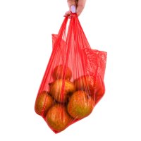 Пакети майка червоні 22х43 см (9845)