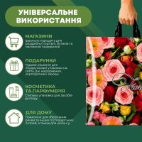 Пакет ПластикПак Рожево-червоні троянди 40х42 см (3697)