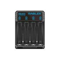 Зарядний пристрій RablexRB403 на 4 AA/AAA R3/R6 1.2V (3769)