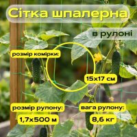 Сітка огіркова в рулоні 1,7х500м (3191)