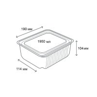 Контейнер для ягід та фруктів 1950 мл (2944)