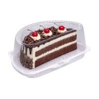 Контейнер прозорий пів торта 0.5 кг  (6366)