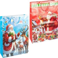 Пакет подарунковий  Новорічний 38х52х14 см (5965) Пакет подарунковий  Новорічний 38х52х14 см (5965)