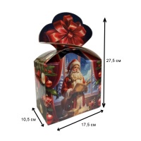 Новорічна коробка Санта 1000 гр (1520)