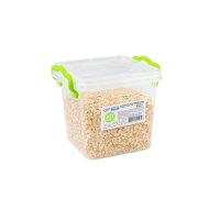 Контейнер харчовий квадратний з ручками LUX 0,6 л (3375)