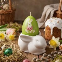 Свічка пасхальна Декор Пасхальні яйця (4171)