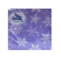НР Серветки 33/33^ 20 шт.(2ш) Sharm "Сніжинки "  (1/30)