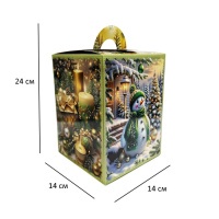 Новорічна коробка Зимова казка 1000 гр (2380)