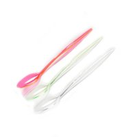 Ложка одноразова коктейльна Андрекс 178 мм Кольорова (5654)