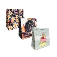 Пакет подарунковий паперовий 16х16х8 см (6252)