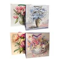 Пакет подарунковий паперовий 23х23х10 см (6547)