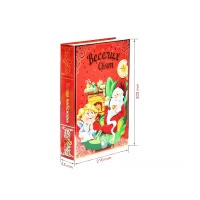 Новорічна коробка Книга з тисненням 800 гр (1076)