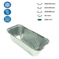 Контейнер алюмінієвий LF-816 прямокутний 1500 мл (8312)