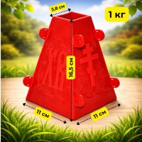 Форма для сирної паски  11х11х16.5 см (5199)