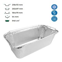 Контейнер алюмінієвий LF-815/R14L 940 мл (9118)
