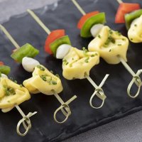 Шпажка Вузлик солома натуральна 15 см 100 шт (9965)