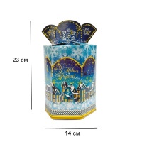 Новорічна коробка Зимове місто 700 гр (8402)