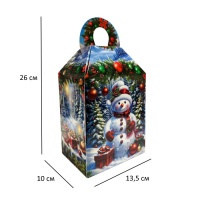 Новорічна коробка Новорічний ліс 700 гр (2429)