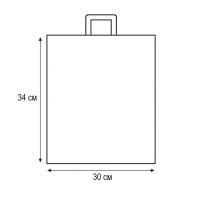Пакет Serikoff Мерсі Гранд Чорний 30х34 см (1041)