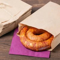 Пакет саше без ручок бурий 17×34×6 см 100 шт  (9438)