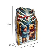 Новорічна коробка Зустріч в лісі 600 гр (2416) Новорічна коробка Зустріч в лісі 600 гр (2416)