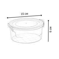 Контейнер харчовий круглий 0,6 л (3309)
