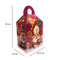 Новорічна коробка Святий Миколай 700 гр (2422)