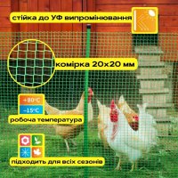 Сітка для курчат у рулоні 1х20 м (0597)