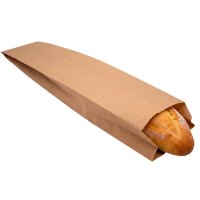 Пакет саше без ручок бурий 10×47,5×4,5 см 50 шт  (6506)