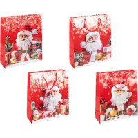 Пакет подарунковий Новорічний 26х32х10 см (5003)