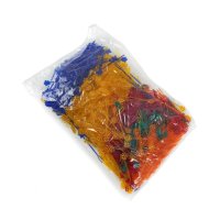 Шпажка-вилочка пластикова Метелики/Листя 1000 шт (3324)