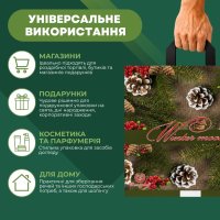 Пакет новорічний Зимовий настрій 40х42 см (1134)