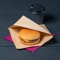 Пакет кутик паперовий бурий 16.5х17 см 100 шт (8870)