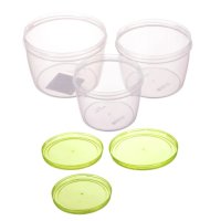 Набір контейнерів круглих Twist 3 шт 250 мл, 370 мл, 600 мл (3293)