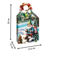 Новорічна коробка Гноми 700 гр (2426)