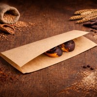 Пакет кутик паперовий бурий 15х35 см 100 шт (1424)